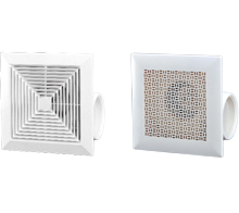 Plastic type tubular ventilating fan