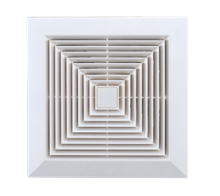 Plastic type ceiling ventilating fan